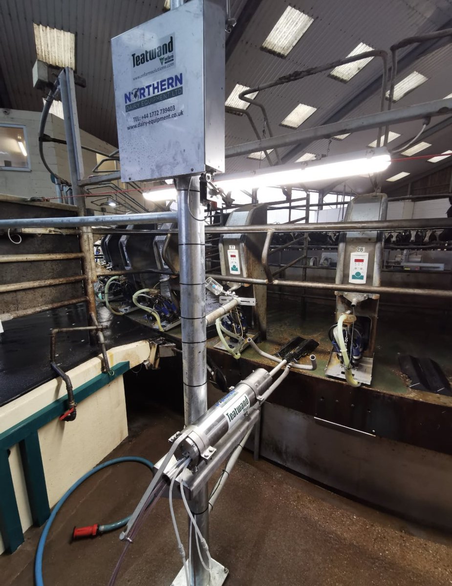 🧼 Automatic Teat Spraying 🧼 

✅ Lower labour costs 
✅ Improve milking routine 
✅ Lower mastitis cases
✅ Improve teat condition 
✅ Consistent on every cow