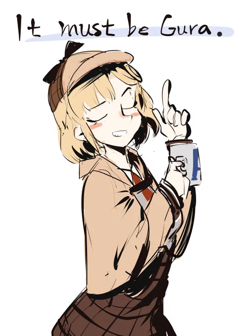 Because I saw her steam. -       Amelia`s Reasoning
#ameliart #hololiveEnglish 