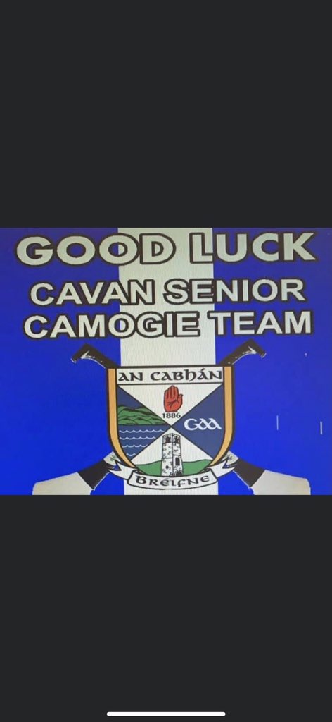 🔵⚪️Let’s show support for our  ladies Camoige County Team in All Ireland Premier Junior Final on Sat Dec 5th,signs available to show your support and a percentage from funds will go to the team. Anyone interested please contact Sean 087 2792539/Michelle 086 3292788 🔵⚪️