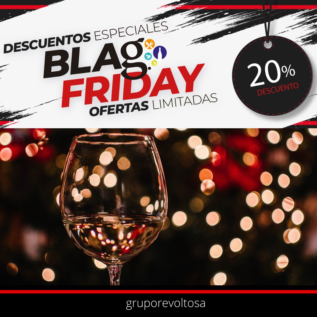 🔝 📣 ¡¡-20% de DESCUENTO en vinos!! 📣 🔝 

Disfruta de los mejores vinos con un descuento del 20%, desde hoy y hasta el próximo domingo.

🎁 CÓDIGO: blackfriday20
🛒gruporevoltosa.es/supermercado/b…

#blackfriday #descuentos #ofertas #blackfridayvinos #ofertavino #regalovino