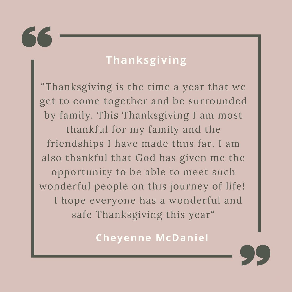 We are so grateful for this holiday season! Here are some of our pretty ladies and their take on Thanksgiving✨🧡