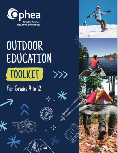 opheacanada's tweet photo. What happens when we take learning outside? Students are engaged, active, &amp; have safe opportunities to socially connect. Take your students outside with Ophea's Outdoor Education Toolkit. https://t.co/hXB5ipadTX https://t.co/WQGU9tsJJt