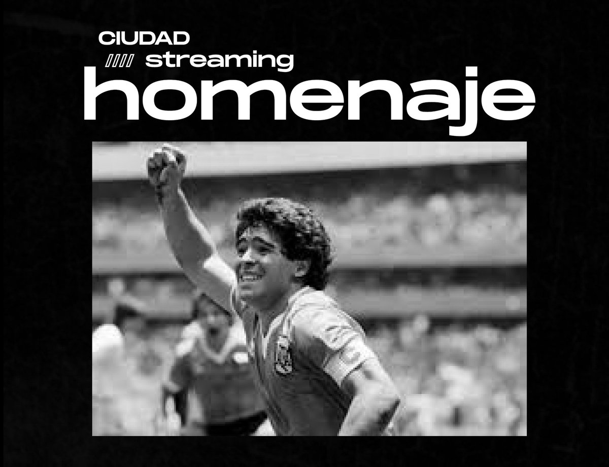 CiudadStreaming's tweet photo. Hoy en @BalonPunta programa homenaje al 10
#AdiosDiego https://t.co/AD7P9d0MbN