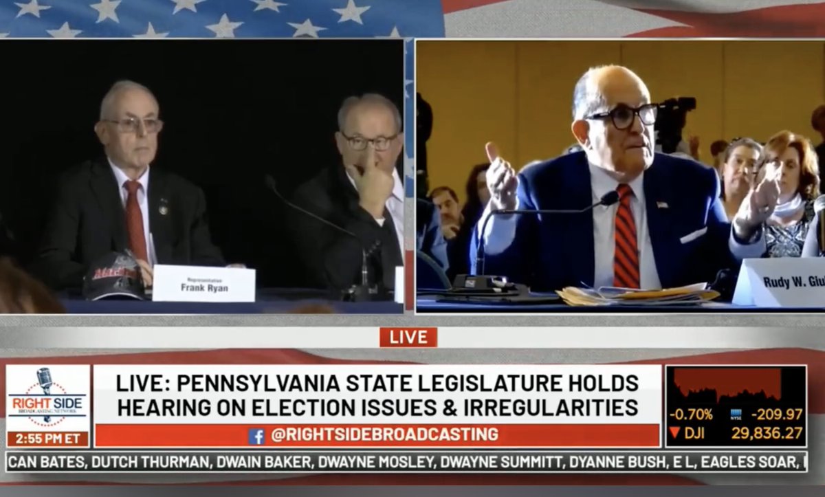 Deepdive: I watched the Pennsylvania Voter Irregularity hearingA few thoughts-Mostly anecdotal evidence, but powerful testimony to Trump supporters-Trump supporters believe 110% that he was robbed-Those State Senators, who flubbed on the no-excuse absentee ballots, will..1