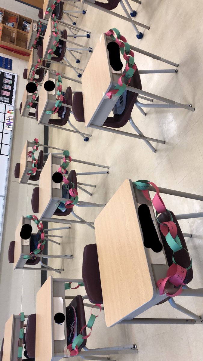 It’s beginning to look a lot like Christmas! Today we made a helping chain which includes ways to make our friends/family feel special. The students wanted their desks to be festive like mine, so we used Christmas colours!