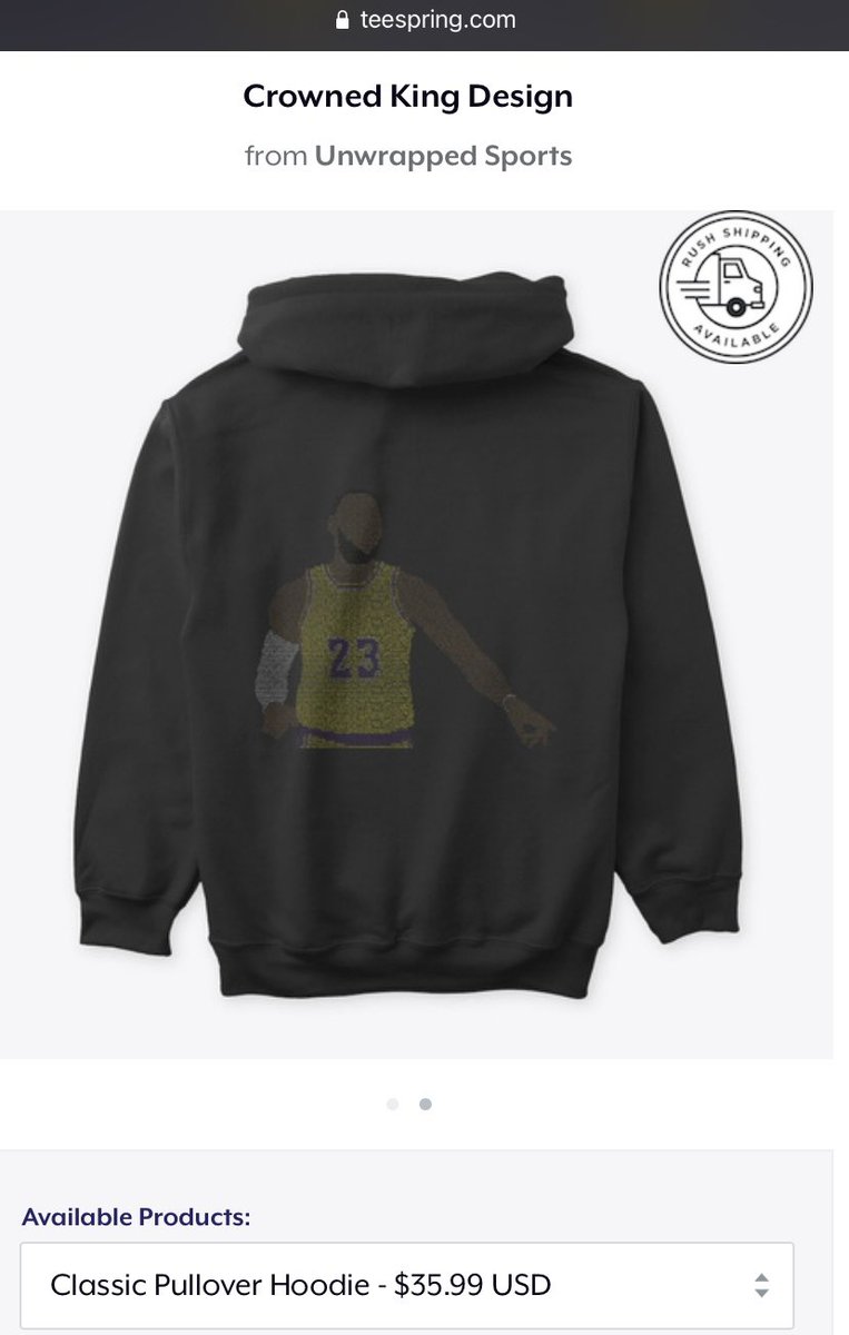 perryaston's tweet photo. #UnwrappedShop item of the day 📸

The ‘Crowned King’ word art design is LIVE 👑 

Look like a champion with @UnwrappedSports 🏆 

Hoodie: https://t.co/twuOzxaa3c

Shop: https://t.co/1YZ88uOck1

@KingJames #NBA #NBATwitter #LakeShow https://t.co/EXE0wxyvZo