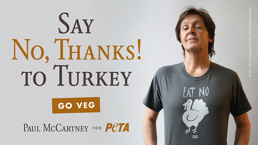 Listen to <a href="/PaulMcCartney/">Paul McCartney</a>. #ThanksVegan