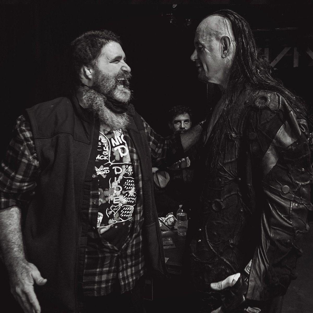 BRWrestling's tweet photo. All the legends came out to support The Undertaker's final farewell ❤️ https://t.co/6s8RcF7T3y