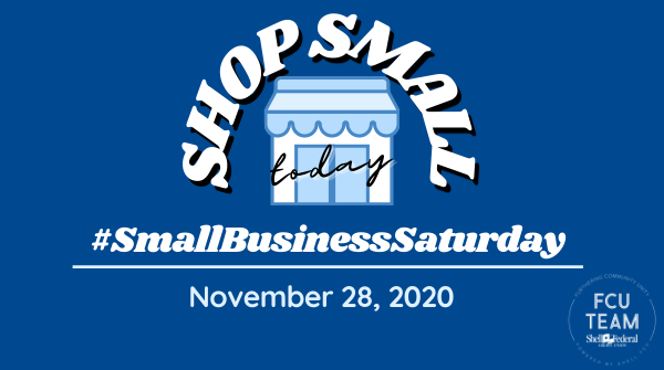 FCUTeam's tweet image. It's #SmallBusinessSaturday!💙 

Shop small today and support your favorite #SmallBusiness!