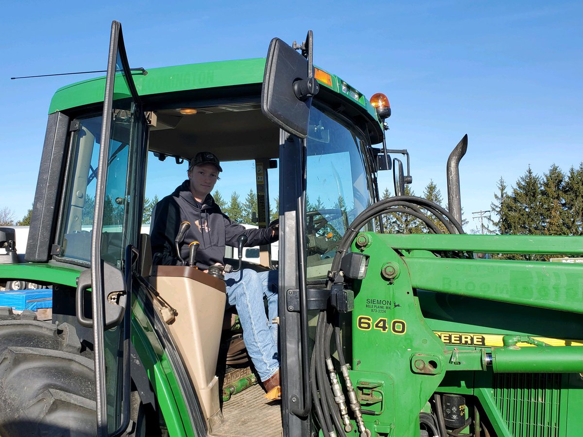 Jared Gast of <a href="/ISD728/">ISD 728</a> and <a href="/RogersHighSclMN/">Rogers High School</a> is earning while learning at MN Equipment in Rogers as a mechanic. Jared is also being mentored by former <a href="/ISD728CTE/">ISD728 Career & Technical Education</a> Intern, Tristan Dean!!  So cool!  Way to go Jared!