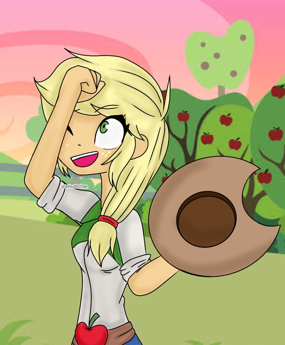 atisut0chan's tweet photo. Pues... una Applejack para mi hermanita nwn...

#mylittlepony #EquestriaGirls #applejack #applejackmlp #MLP #FANART #anime )? #dibujodigital #dibujo #AtisutoChan https://t.co/I2gCAqqyhr