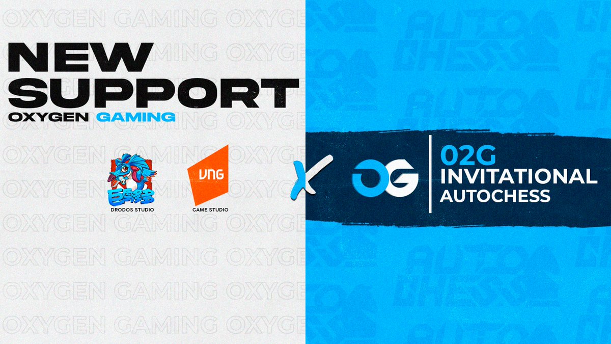 GamingOxygen's tweet photo. #O2GINVITATIONAL
Queremos agradecer el soporte que nos ha dado las desarrolladoras del juego con el evento. 👏
Tanto @drodostudio como #VNGStudio vuelven a apostar por estas iniciativas con #Autochess.
El torneo contará con 300€ en premios.
¡Mil gracias! 💙 https://t.co/O6WpKWuK7x
