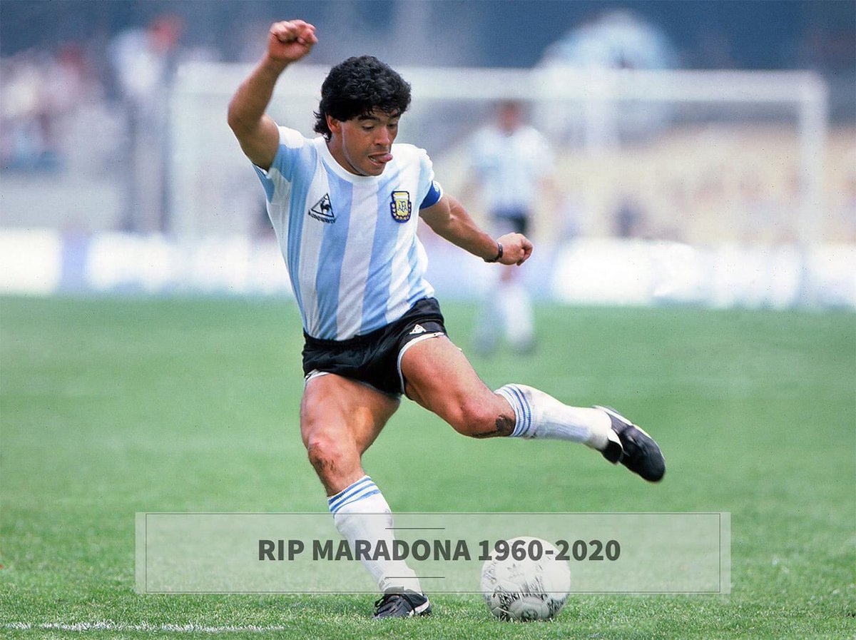 hamaralyari's tweet photo. RIP Legend. You will be missed

#Maradona #DiegoMaradona #Argentina #Legend #HastaSiempreDiego https://t.co/qF836rWG3H