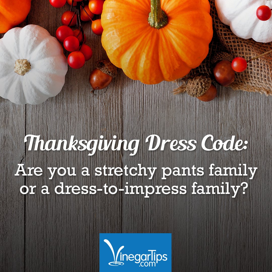 VinegarTips's tweet photo. Thanksgiving dress code: Are you a stretchy pants family or a dress-to-impress family? https://t.co/mLF6gKPL9e