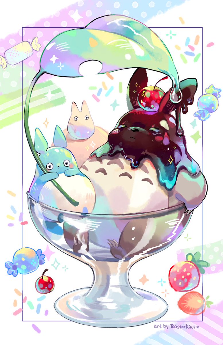 anime ice cream sundae