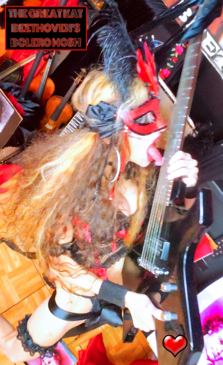 greatkatguitar's tweet photo. HOT #BOLERO LICKS! Photo taken at NOV 2020 NEW BEETHOVEN'S "BOLERO MOSH" MUSIC VIDEO SHOOT! Personalized Autographed HOT GREAT KAT 8x10 GLOSSY COLOR PHOTO https://t.co/MQw3Nsg8ca
#BEETHOVEN2020 #BEETHOVEN250 #BEETHOVEN #BEETHOVENRULES! #KATHOVEN #THEGREATKAT #DANCE #TANGO https://t.co/QuK07P73TU