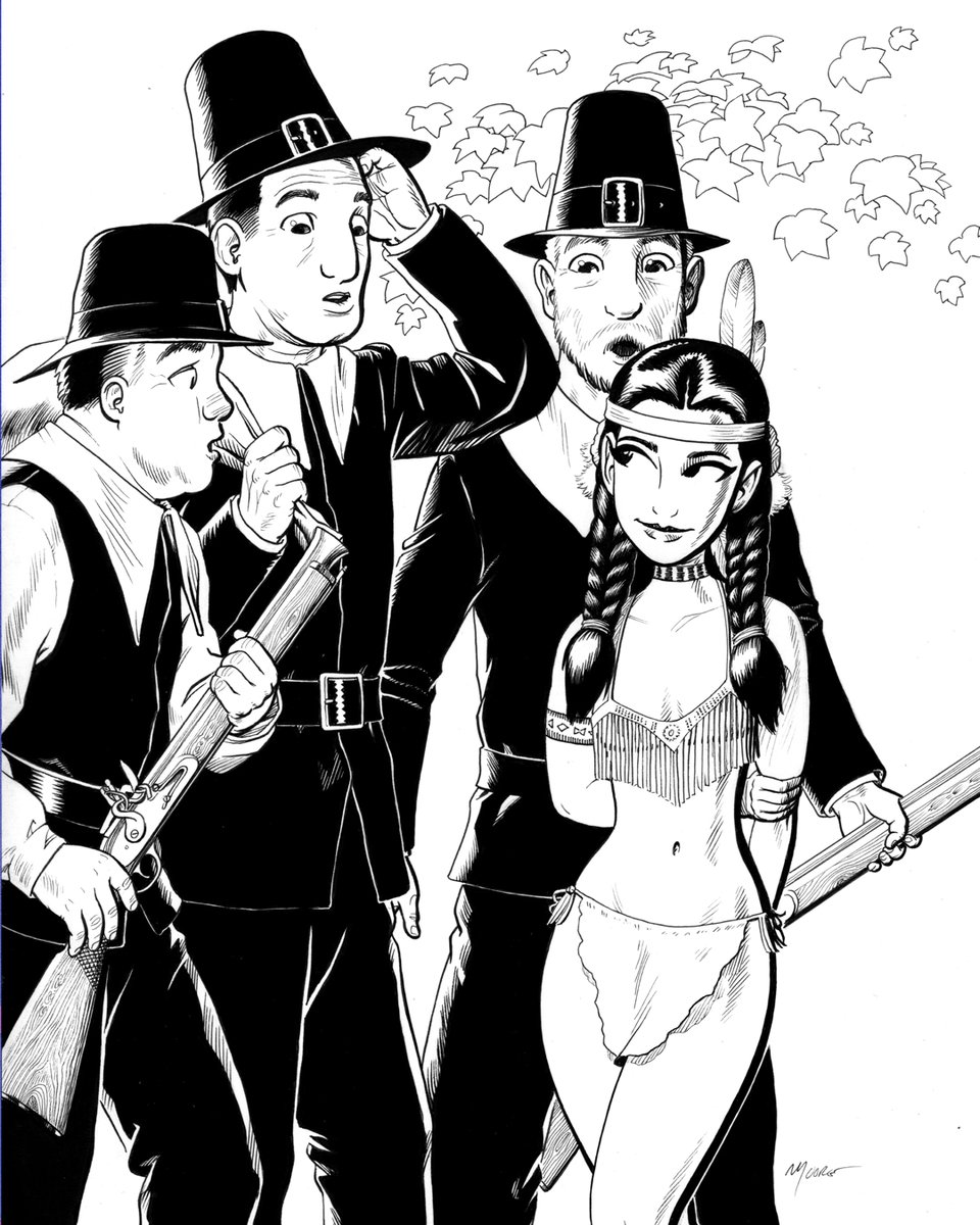 moore_ar's tweet photo. Thanksgiving is nearly upon us. Time to take a moment and reflect on the good people in our lives. #artist #artists  #comics #comicart #comicartist #comicbooks #commission #graphicnovel #gottahavemoore https://t.co/2HgeaxmioM