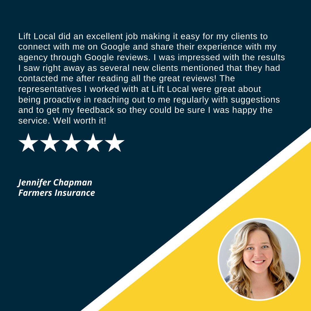 Lift_Local's tweet image. Your clients can be powerful brand advocates for your business. In our tech savvy world, customer referrals are given through online reviews. Boosting your reviews increases your credibility and differentiates you from your local competition. #digitalmarketing #insuranceagent