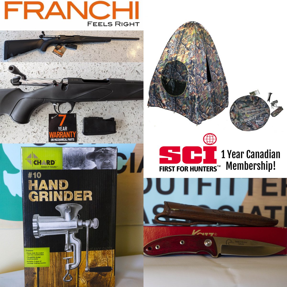 Check out this fantastic rifle hunting package courtesy of our friends at Franchi, MacDonald's Sporting Goods, Ducks Unlimited Canada, Gates Taxidermy and SCI Canada. Visit our online auction website right here to register: app.galabid.com/mloa
Bidding will go live November 30