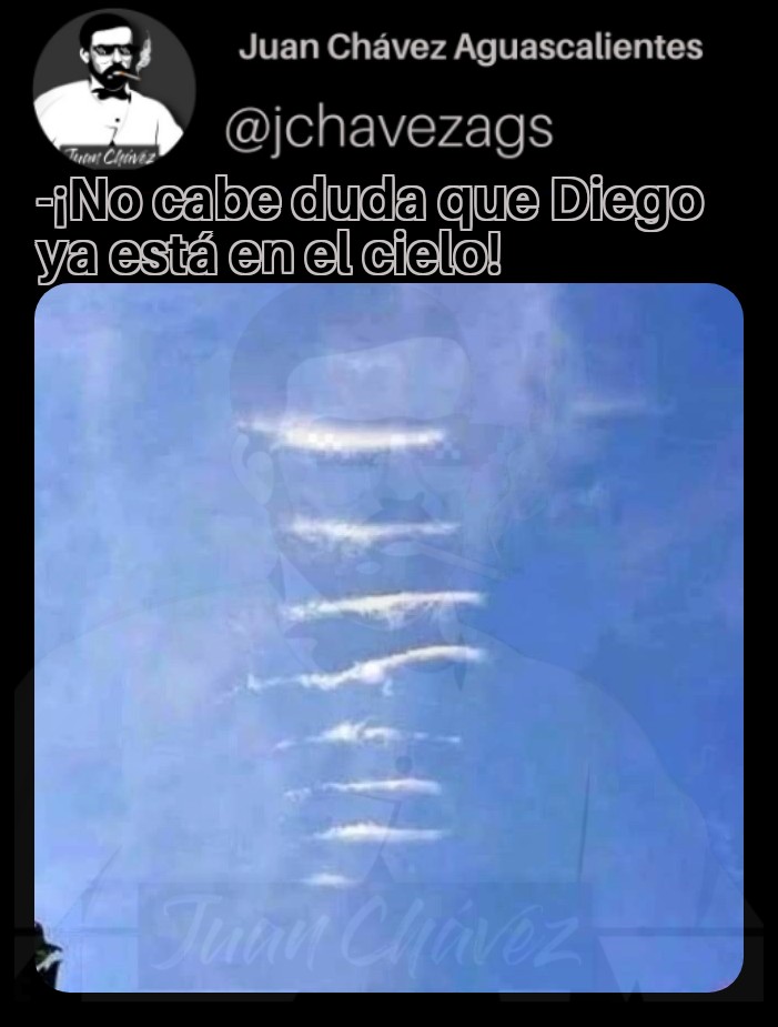 RedesAgs's tweet photo. Hasta el cielo #maradonaeterno https://t.co/7Tj1nzVd0r
