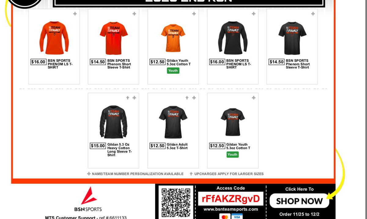 BHS_GBBALL's tweet photo. Please help support our program by purchasing fan shirts and spirit wear!! Stores close 12/2! Thank you so much!! GO DEMONS https://t.co/SgVkCQmIZj