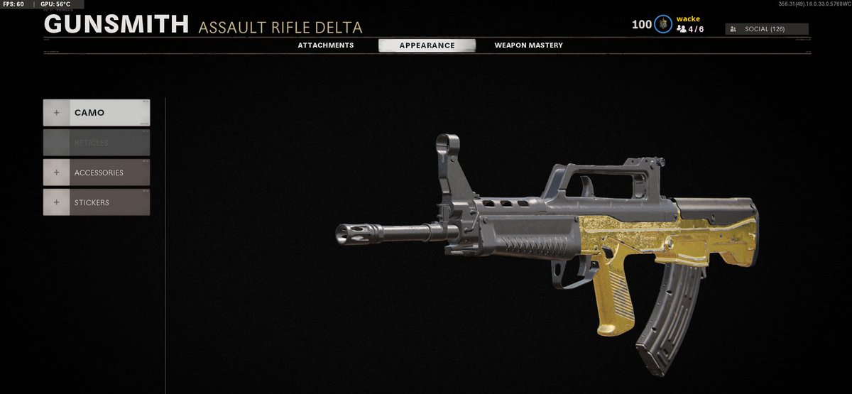 Gold QBZ-83 