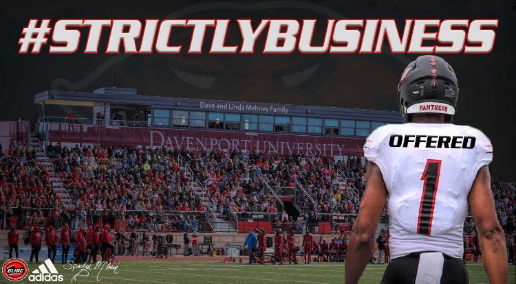 #AGTG ❤️

Blessed to say I’ve received an offer from Davenport University!!
#StrictlyBusiness🐾