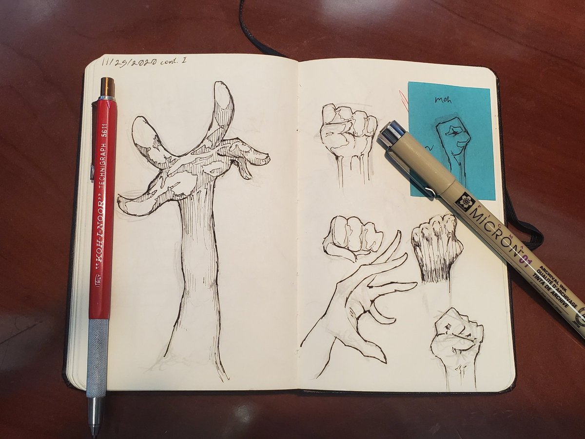 channelivart's tweet photo. Day 34: Lots of hands today, and stairwell.

#hands #doartdaily #drawartdaily #DailySketch #sketchbook #creepy #hatching #crosshatching #anatomy #fisheye #Perspective #drawing #handpics #stairwell #mangaart #mangastyle #aspiringmangaka #spooky #dark #dimlighting #abandoned #erie https://t.co/Dc7SaBRF9g