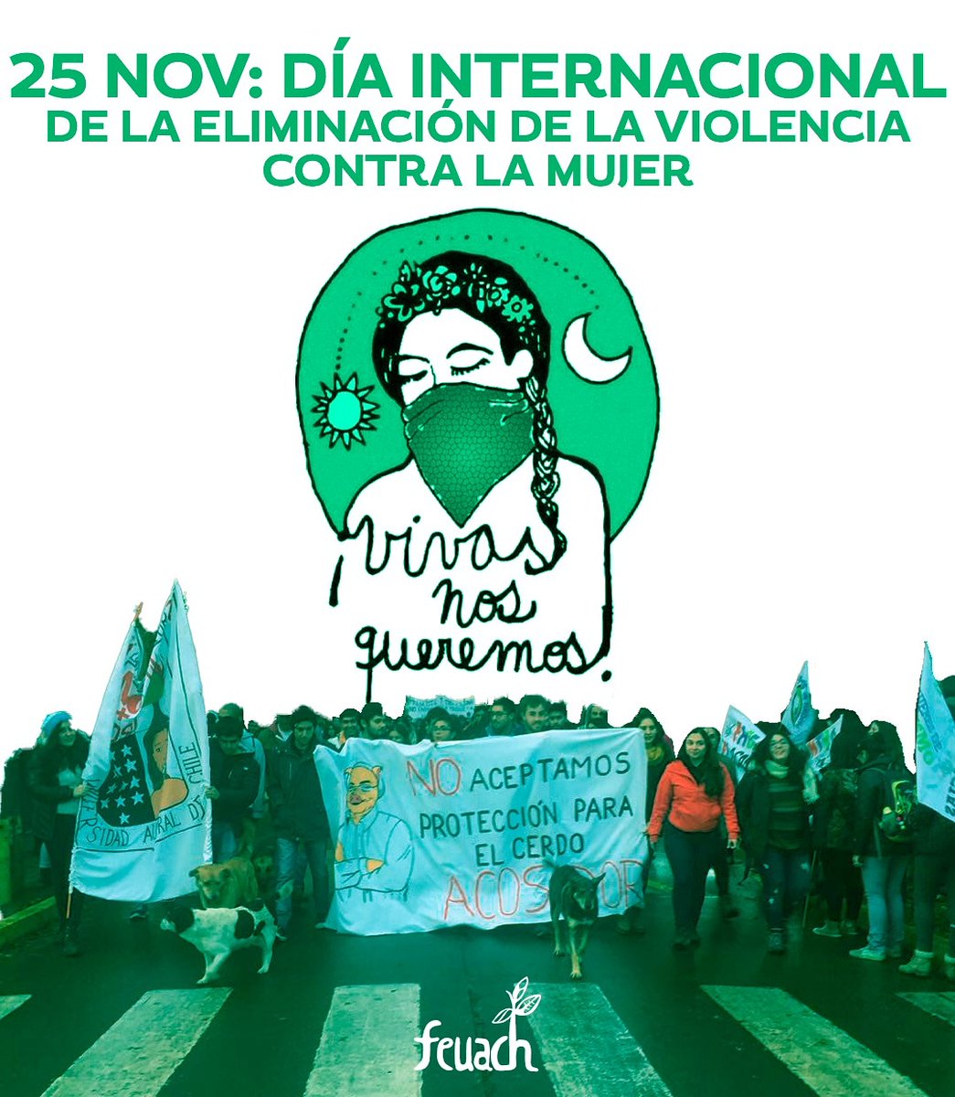 Hoy 25 nov. se conmemora el Día Internacional de la Eliminación de la Violencia contra la Mujer. Avancemos hacia la eliminación de todas las violencias contra las mujeres en todos los espacios. Solo así avanzaremos hacia la construcción de una sociedad más justa e igualitaria.