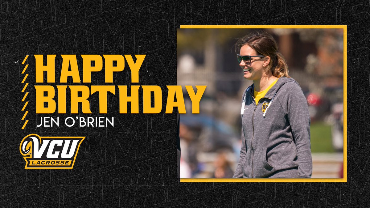 VCU_Lacrosse's tweet photo. We want to wish a happy birthday to our head coach Jen O’Brien! 🎉 https://t.co/ce2lSNFa3B