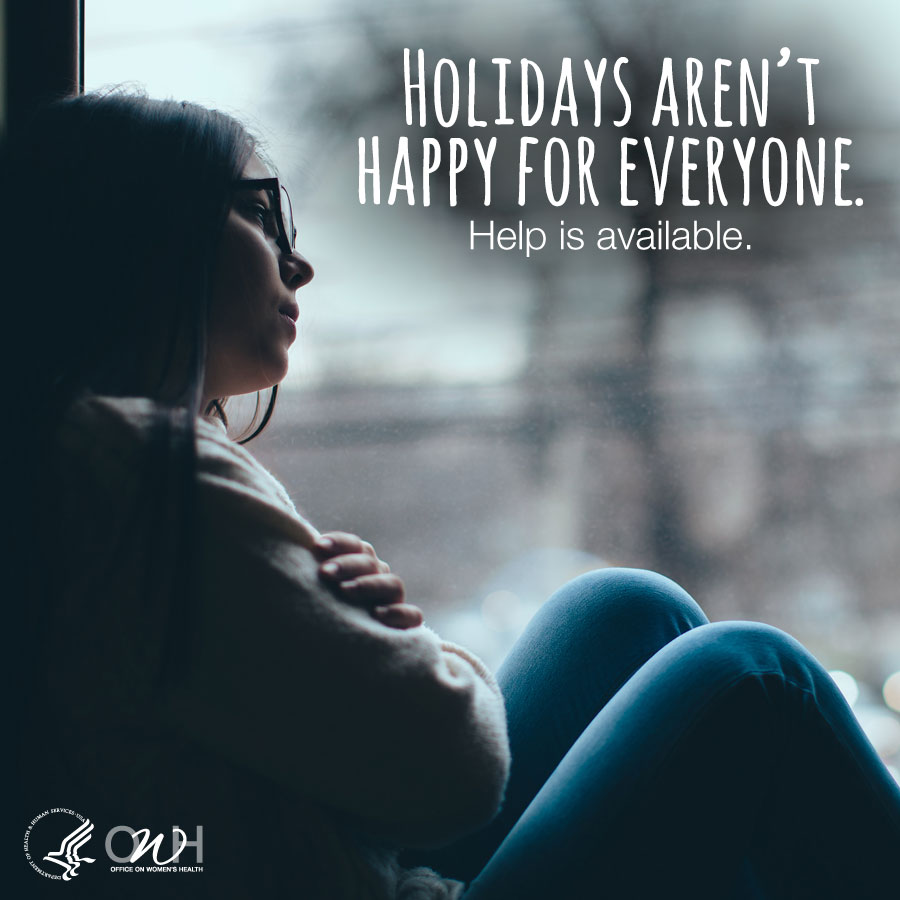 womenshealth's tweet photo. We recognize that #holidays aren’t happy for everyone. And that's ok. If your feelings are keeping you from doing your normal activities, you may need to talk to someone. Help is available. #Health4theHolidays 

https://t.co/Ji17xrg7EF https://t.co/xE6v8vKKRW