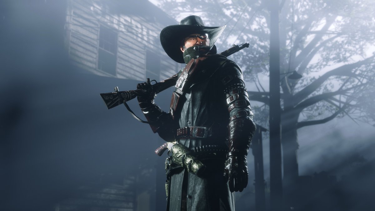 PlayStation's tweet photo. New criminal targets, Prestigious level equipment, and unlockable skills come to Red Dead Online next week. Additional Legendary Bounties and a 100 Rank Outlaw Pass are also on the way. https://t.co/cuV4OqThZb