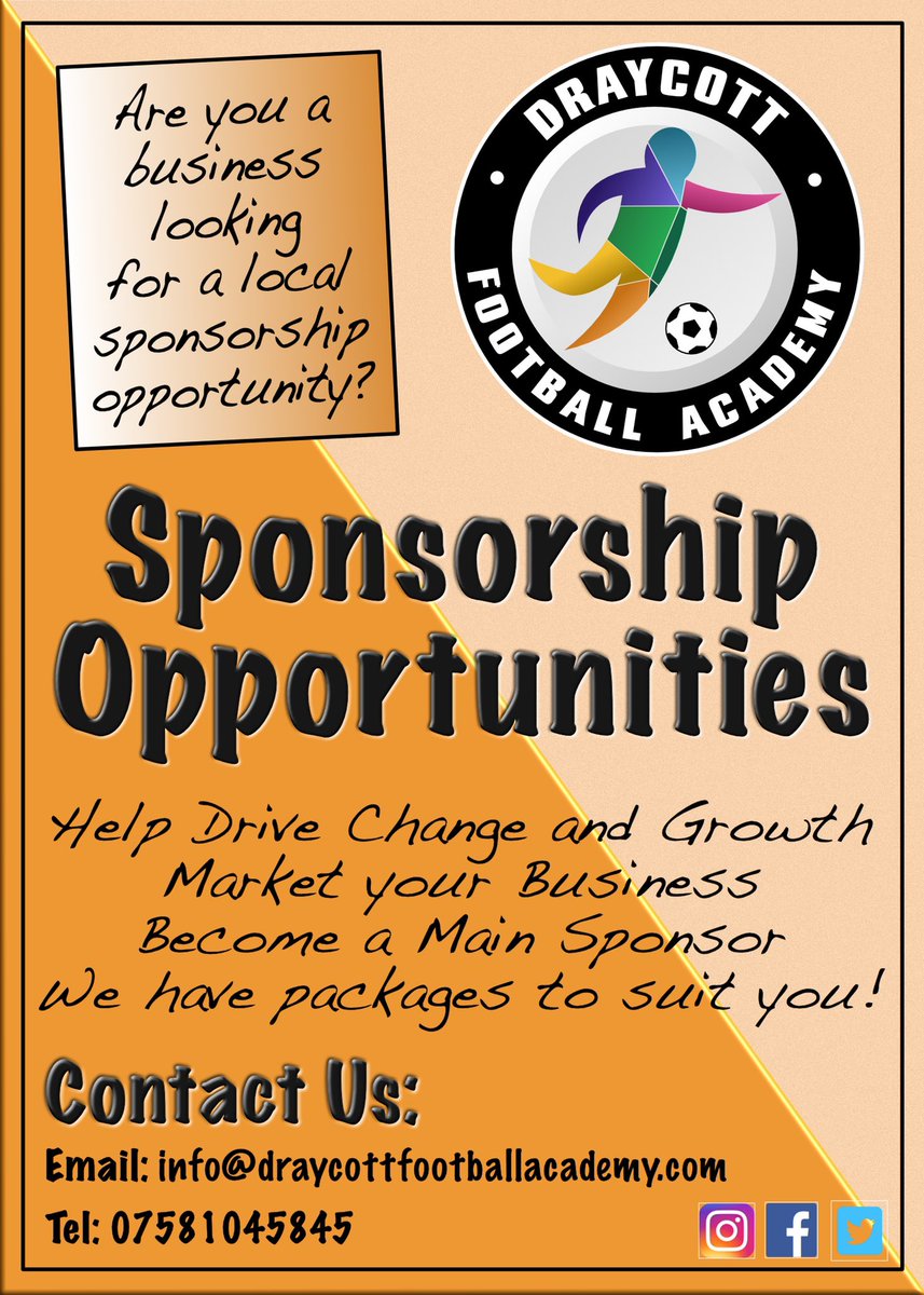 Are you a business looking for a sponsorship opportunity? We have packages available to you! #Sponsorship #Swindon #LocalBusinesses #Marketing #Advertising