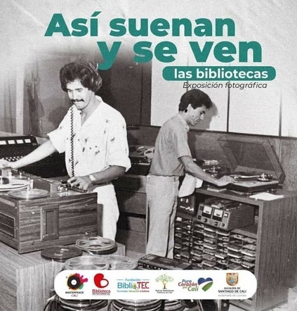 Caracol_Cali's tweet photo. #CaliEsCaracol | "Así suenan y se ven las bibliotecas", la exposición en la biblioteca del Centenario, que inauguran el sábado 28 de noviembre, MasterPeace Cali, Archivo Fotográfico de Cali y Archivo del Patrimonio Fotográfico y Fílmico del Valle. Diálogo radiofónico/fotografía. https://t.co/UOI9OqedYA