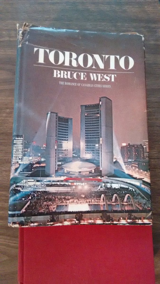 I just finished reading 'Toronto' by Bruce West (1967).It made me misty-eyed towards my city's past and a wish to read about the 53 years since.