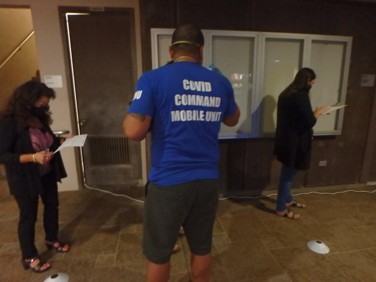 Hawai‘i County and its private partner Premier Medical Group conducted a COVID-19 testing session at the County Building on Wednesday as part of the launch of its Mobile Testing Unit.  Click for details:
records.hawaiicounty.gov/Weblink/1/doc/…