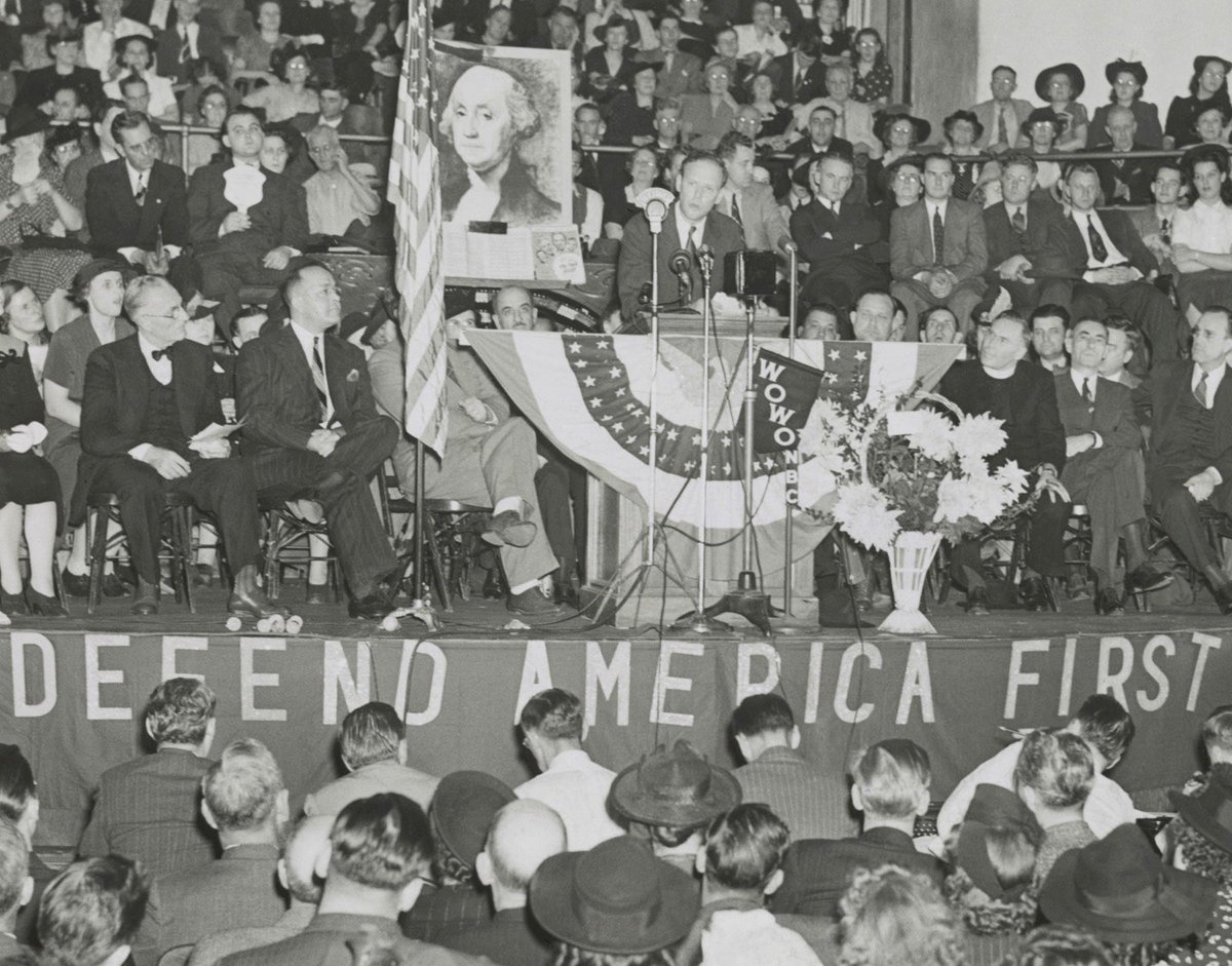 I imagine FDR would be pleased with the progress in our union, but disappointed by our division & dysfunction. I bet he’d be angered by the rise of “America First” & the far-right nationalism the Allies defeated in Europe & Japan, & he beat here at home.  https://www.britannica.com/biography/Charles-Lindbergh/Germany-and-the-America-First-movement