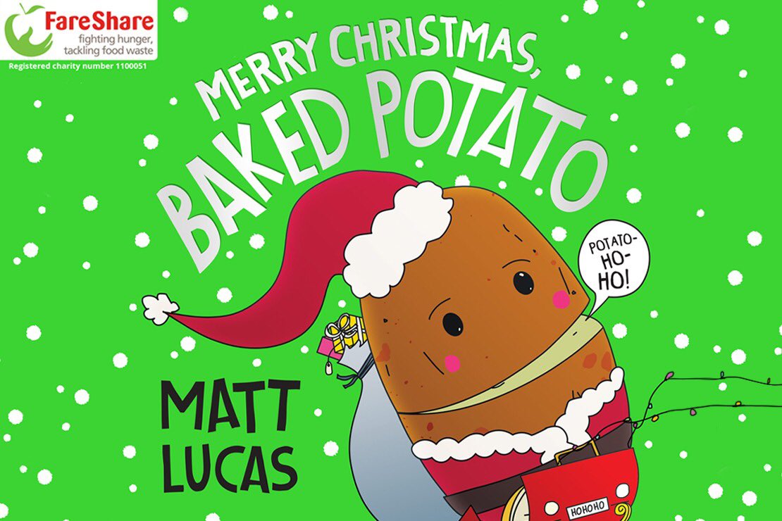 My very special Christmas single ‘Merry Christmas, Baked Potato’ for <a href="/FareShareUK/">FareShare</a> is out TOMORROW 🥔 Tune in to <a href="/BBCRadio2/">BBC Radio 2</a> around 8:40am tomorrow for the first listen!