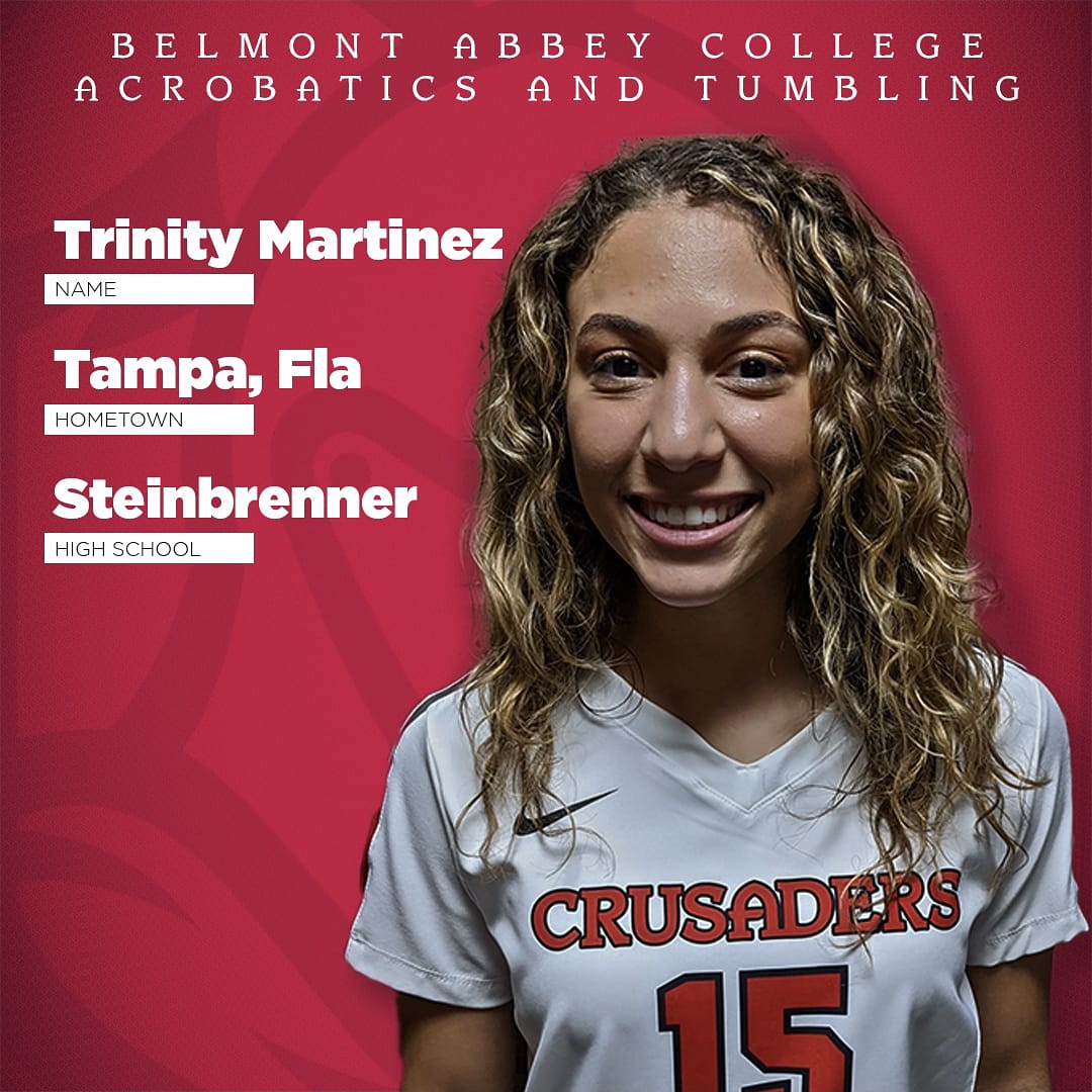AbbeyAcroTumble's tweet photo. Welcome to the Abbey, Trinity! 
#CommitToTheCru #AbbeyAcro #raisethered https://t.co/Hg5SlmoTh5