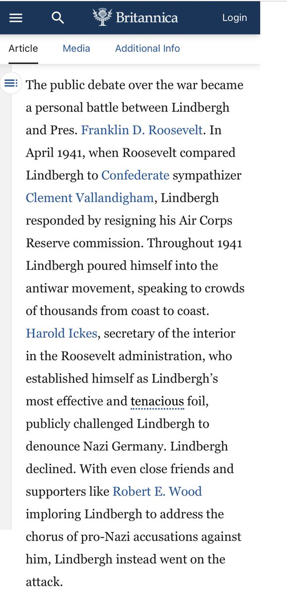 In 2020, a demagogue yelling America First has divided our union against itself, stoking hatred of our fellow Americans as enemies.He now seeks to deny democracy by overturning the People’s will at the polls.FDR would denounce Trump, as he did Lindbergh:  https://www.britannica.com/biography/Charles-Lindbergh/Germany-and-the-America-First-movement