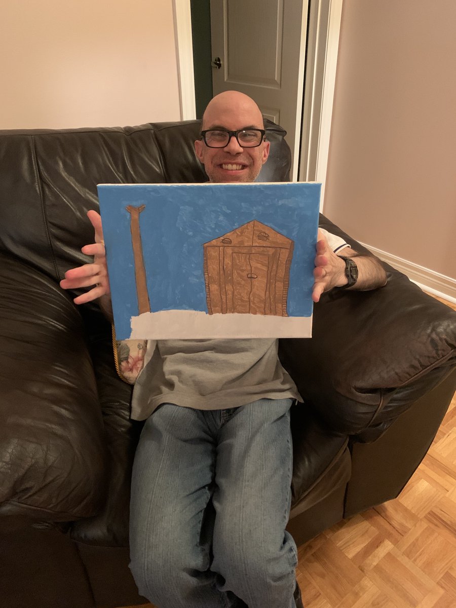 4TheLoveToLearn's tweet photo. The 5th &amp; final step is complete! ✅ My Uncle has finished his final product and is SO proud of his work! 🥰🖌So happy that we could spend this time together working on his creation and now we have another activity we can do! I’m so proud of him 💕#LetsTeachAdults @YEPeducation https://t.co/zhB3SDygfn
