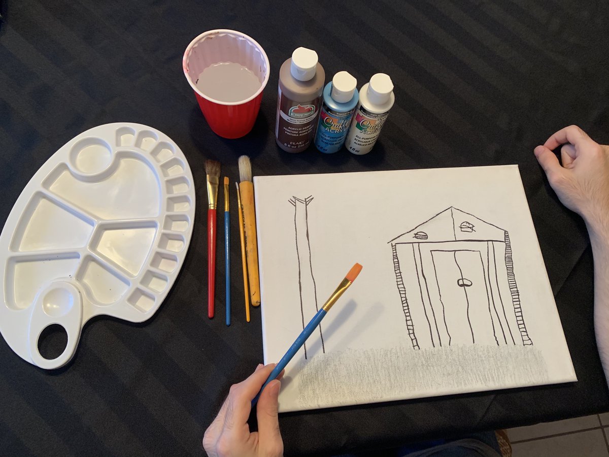 4TheLoveToLearn's tweet photo. The 5th &amp; final step is complete! ✅ My Uncle has finished his final product and is SO proud of his work! 🥰🖌So happy that we could spend this time together working on his creation and now we have another activity we can do! I’m so proud of him 💕#LetsTeachAdults @YEPeducation https://t.co/zhB3SDygfn