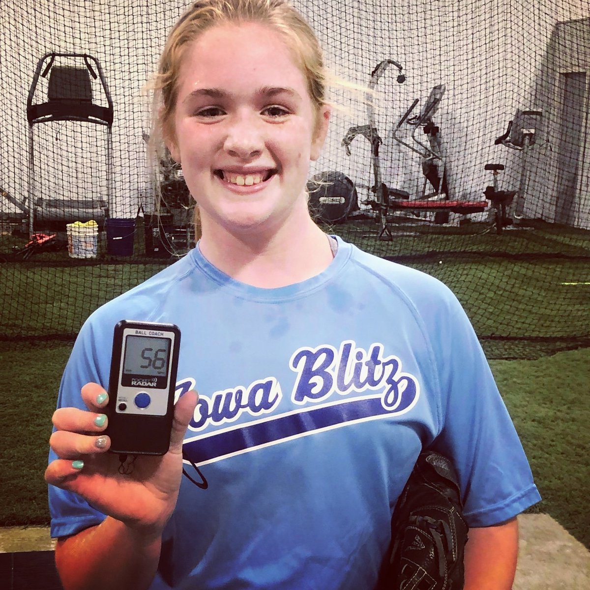 BTFastpitch's tweet photo. 5th grader Sophia is checking off her 2020 speed goal...yippeeeeeee! β π
Can't wait to see what you will accomplish in 2021 and beyond kiddo...keep working! π€πͺππ€©
#BTFpitcher #IAgirl #2028RHP #speedgains #goalcrusher #hardworkSHOWINGup #dreamBIGworkHARD https://t.co/xYzCA9zKkE
