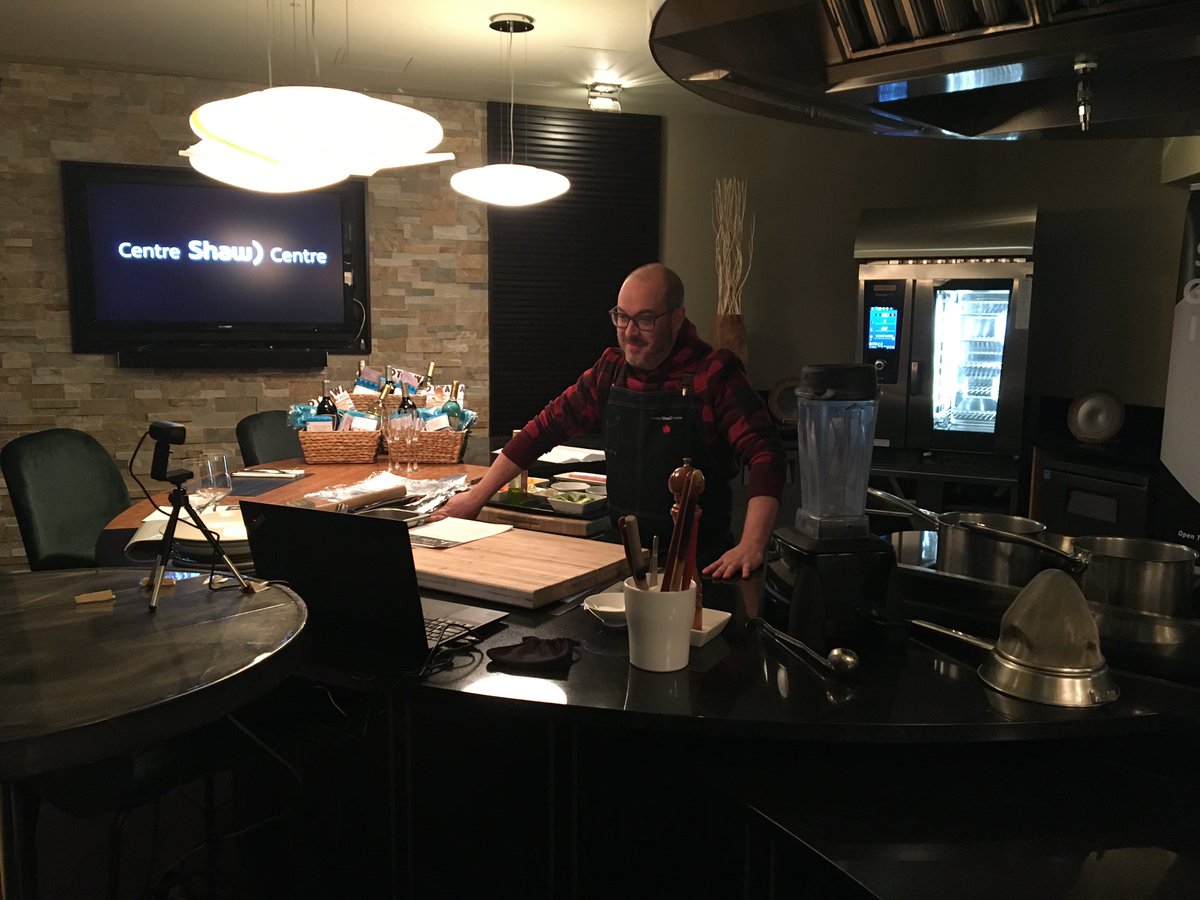 KarenAWiersma's tweet photo. Thank you @mpiottawa for allowing @PatrickTurcot and I to be part of this year’s Festive Dinner! Congratulations to the planning committee and all the chefs out there who learned a new recipe that will impress your family! #ShawCentre #CrEATeKitchen https://t.co/vXYyCwLc8g