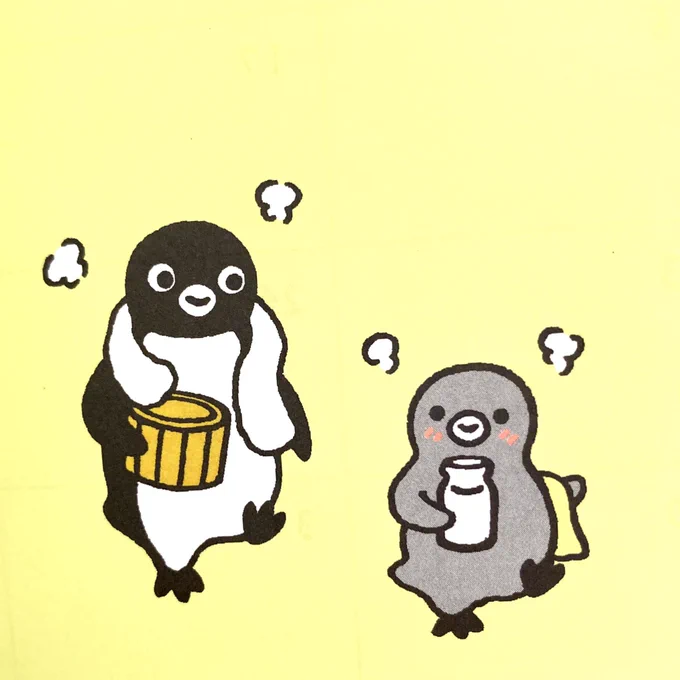 11月26日はいい風呂の日。
ほっこりしたい〜

「ペンギンダイアリー2020」にお風呂を楽しむペンギン達がいました 