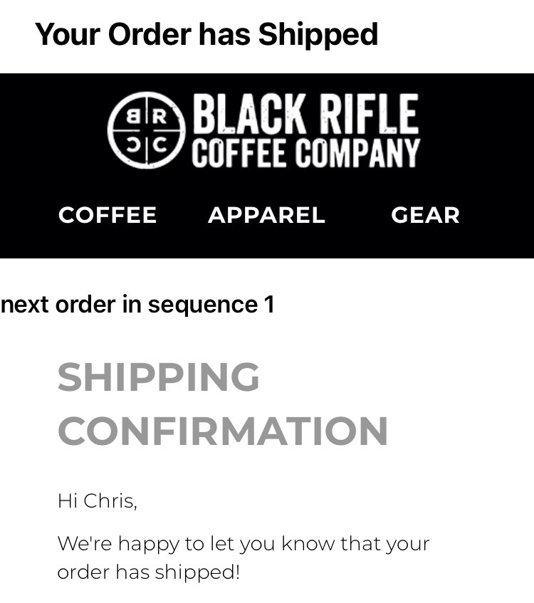 cdunc's tweet photo. A early #thanksgivingday present! Can’t wait @blckriflecoffee! 🇺🇸👊💪#ScrewCancelCulture #DoseOfFreedom #CoffeeLover #freedom2020 #HillaryForPrison #CallingAllPatriots #HunterBidenForPrison #VeteransLivesMatter https://t.co/cGzUhjok04