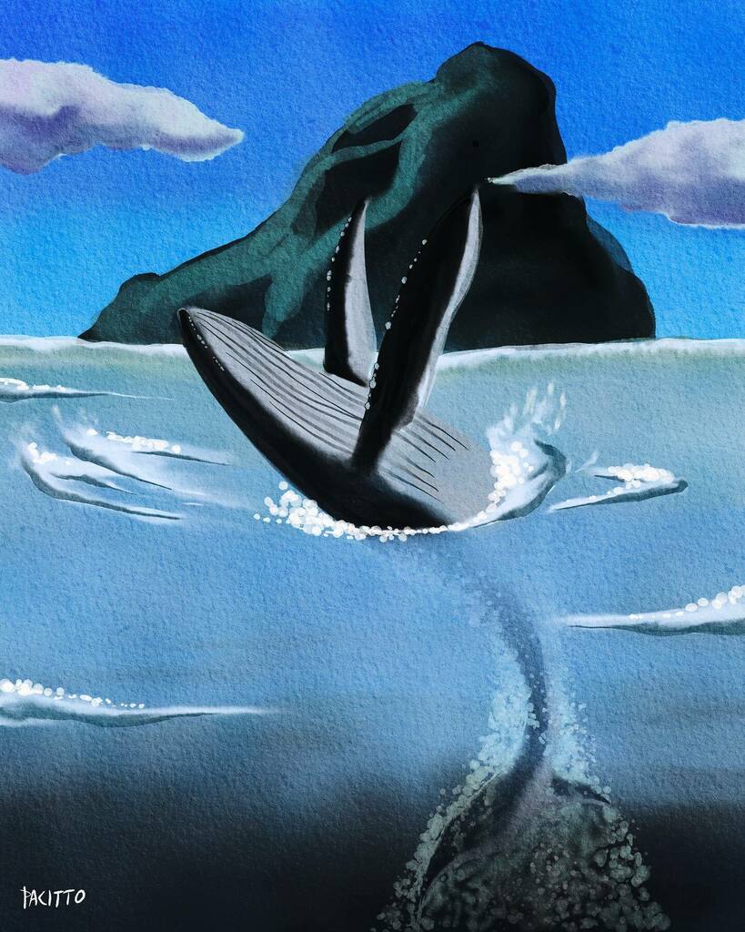 jpacitto's tweet photo. Something a little different this time...
#whale #humpbackwhale #watercolor #digitalwarercolor #watercolorpainting #procreate #procreateart #arctic #mountain #clouds #drifterstudio #breach #canadianartist #bubbles #watercolour #digitalwatercolour #waterc… https://t.co/hvzupV1YR8 https://t.co/eXKphg3Jzc