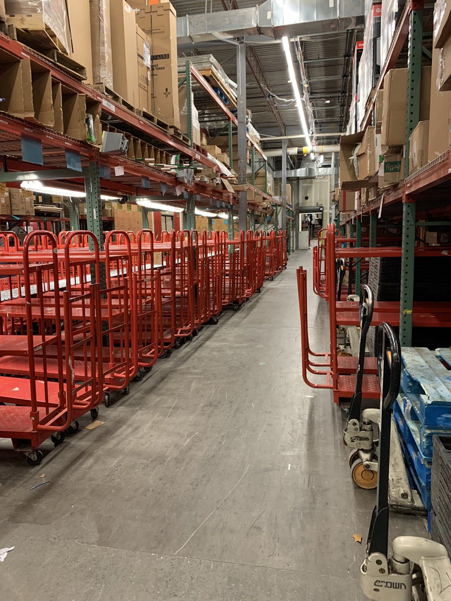 LaffeyMaegen's tweet photo. T1442 ready for #BlackFriday 🎯✨ Cleared aisles, cleared carts, full floor....here we go! https://t.co/WS9UxsfZ7a