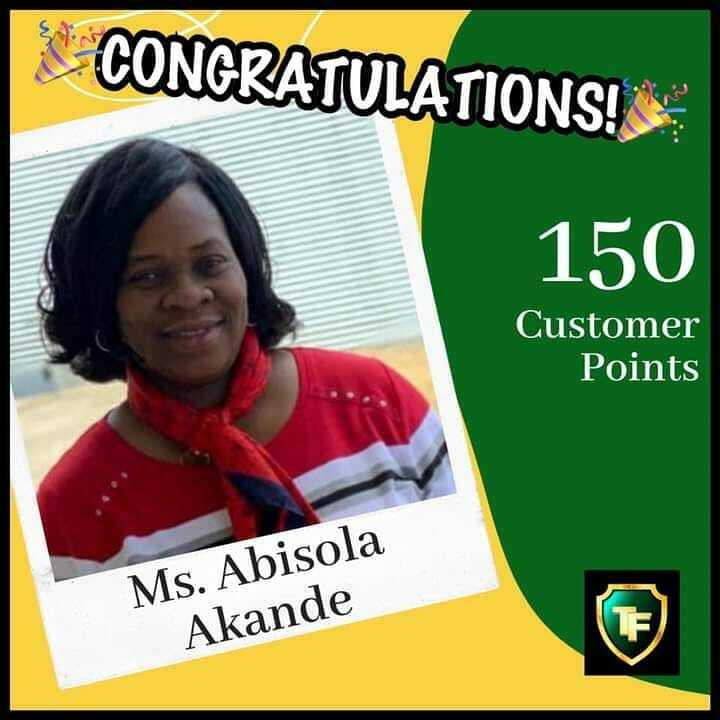 THEFUTUREHWCF's tweet photo. Congratulations to Ms. Abisola Akande for reaching the 150 Customer Point Milestone! #THEFUTURE #HWCF #EAT #ReppinTheCrest #Entrepreneur #Business #entrepreneurship #wontstop #mindset #success #hustle #freedom #businessowner #onlinebusiness #ambition #in… https://t.co/4kccIHTz0b https://t.co/7HuKIxu9C7