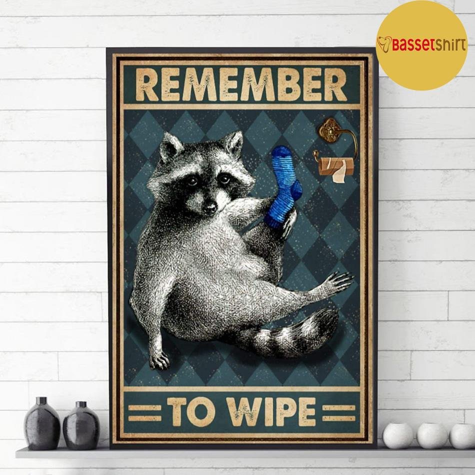 Raccoon remember to wipe poster canvas
Grab it:
bassetshirt.com/product/raccoo…

#raccoon #raccoons #raccoonsofinstagram #trashpanda #raccoonlife #raccoonlove #raccoonlover #animals #wildlife #babyraccoon #raccoonbaby #raccooncafe #cute #rocketraccoon #raccoonofinstagram #raccooneyes